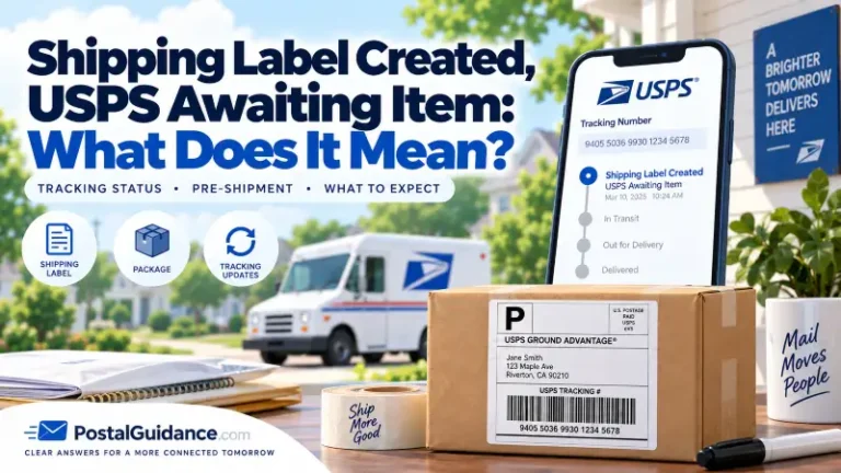 Shipping Label Created, USPS Awaiting Item