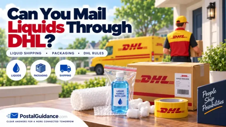 Can You Mail Liquids Through DHL