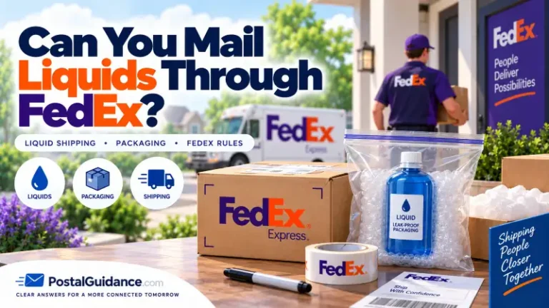 Can You Mail Liquids Through FedEx