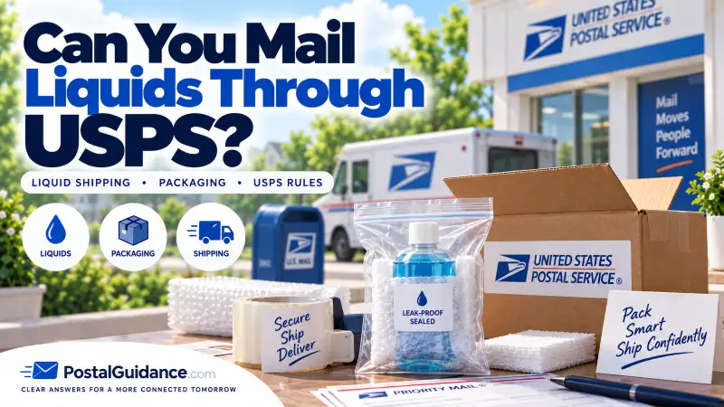 Can You Mail Liquids Through USPS