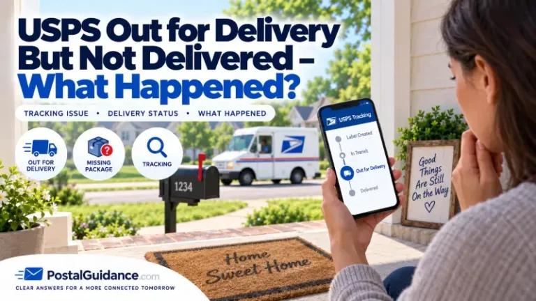 USPS Out for Delivery But Not Delivered
