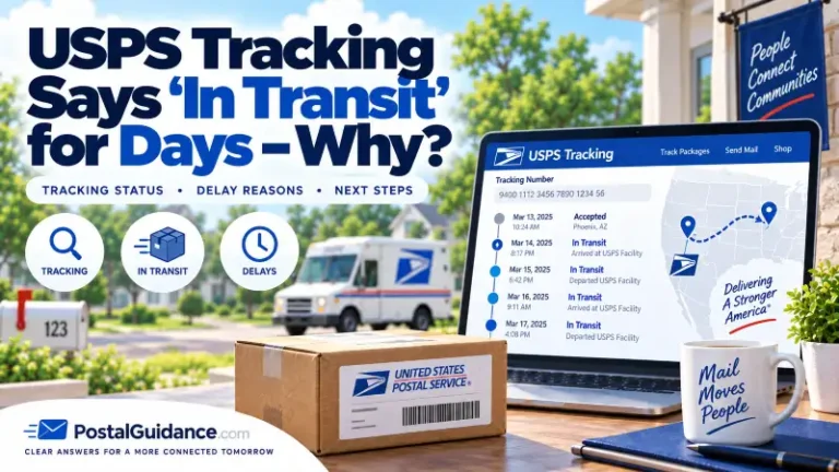 USPS Tracking Says ‘In Transit’ for Days