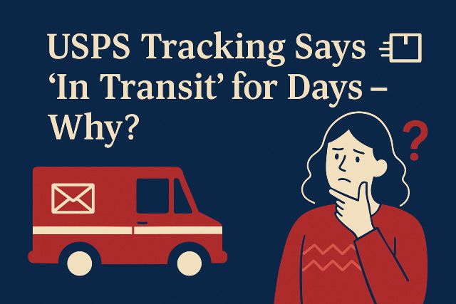 USPS tracking says in transit for days