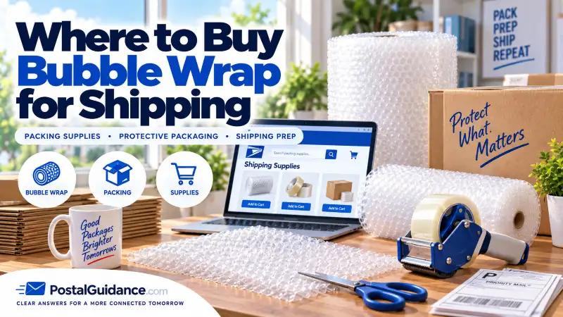 Where to Buy Bubble Wrap for Shipping