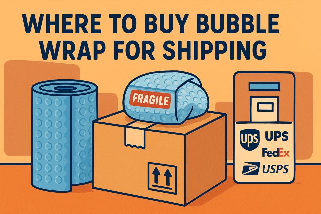 where to buy bubble wrap for shipping