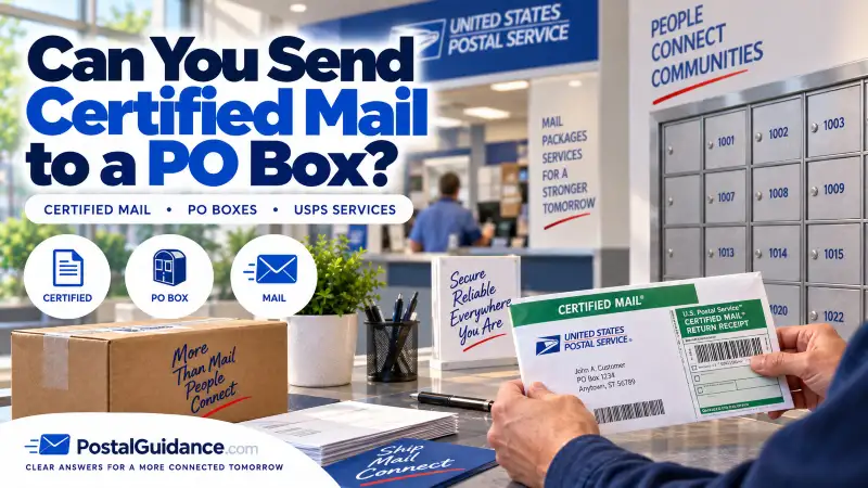 Can You Send Certified Mail to a PO Box