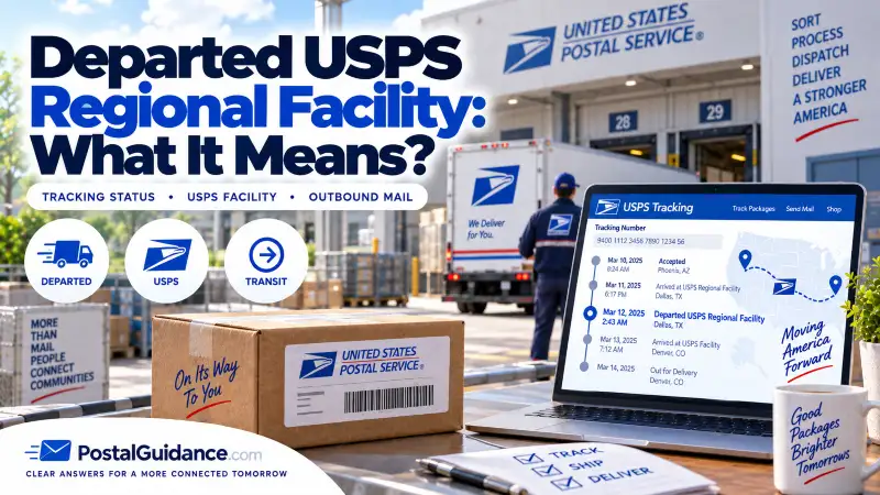 Departed USPS Regional Facility