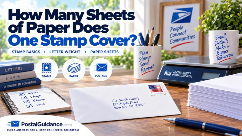 How Many Sheets of Paper Does One Stamp Cover