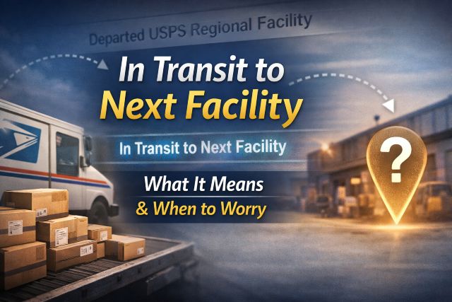 in transit to next facility